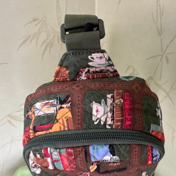 VERA BRADLEY HARRY POTTER LORMAN SLING BACKPACK:NWT HOGWARTS LIBRARY BAG #4 main image 6